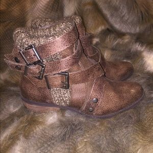 sweater lined booties by naughty monkey/ Buckle
